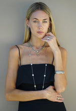 Mini Vintage Silver Pavia Station Necklace