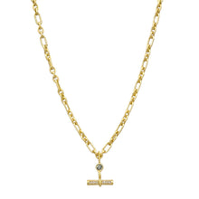 Mini Gold Arc Byron Toggle Necklace