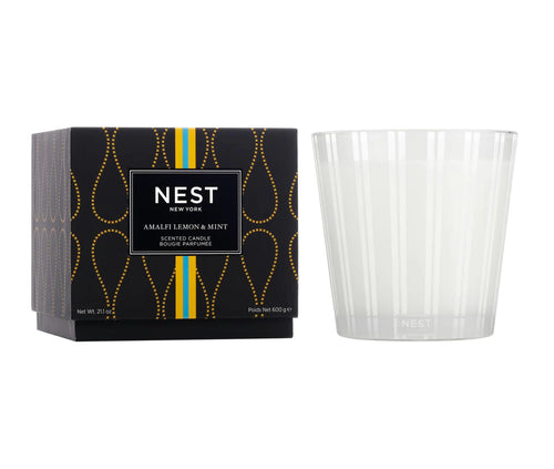 Amalfi Lemon & Mint 3 Wick Candle