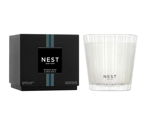 Ocean Mist & Sea Salt 3 Wick Candle