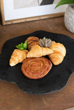 Black Limestone Rustic Edge Lazy Susan
