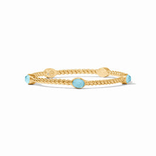 NASSAU STONE BANGLE- CAPRI BLUE- MEDIUM