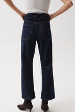 Beau Nightfall Seamed Crescent Raw Jean