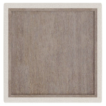 Vista Wood Top Ottoman