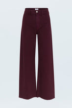 Penny Claret High Rise Wide Leg Jean