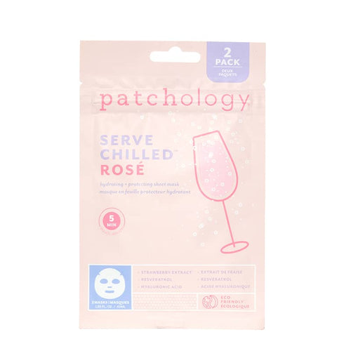 Serve Chilled Rose 2-Pack Sheet Face Mask