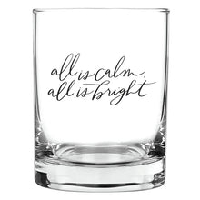 All is Calm DOF Rocks Glass