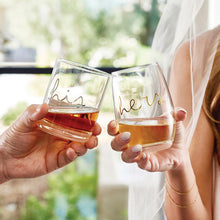 His and Hers DOF and Wine Glass Set