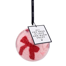 Blush Bows Socks in Ornament