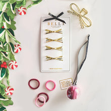 Gold Bow Claw Clip