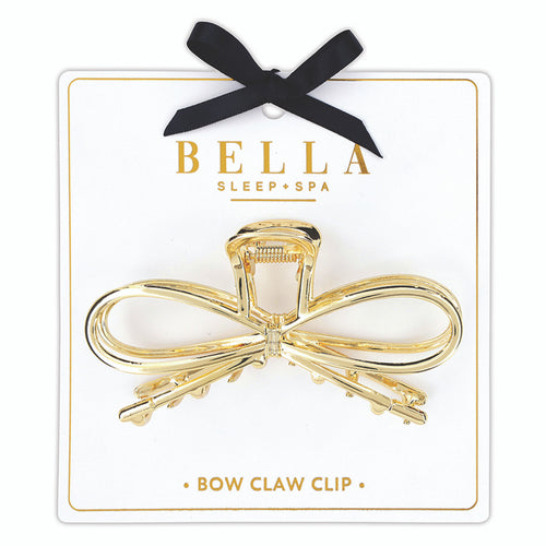 Gold Bow Claw Clip
