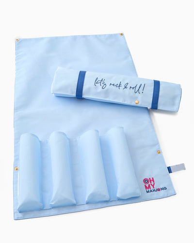 Light Blue Let's Rack and Roll