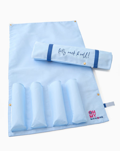Light Blue Let's Rack and Roll