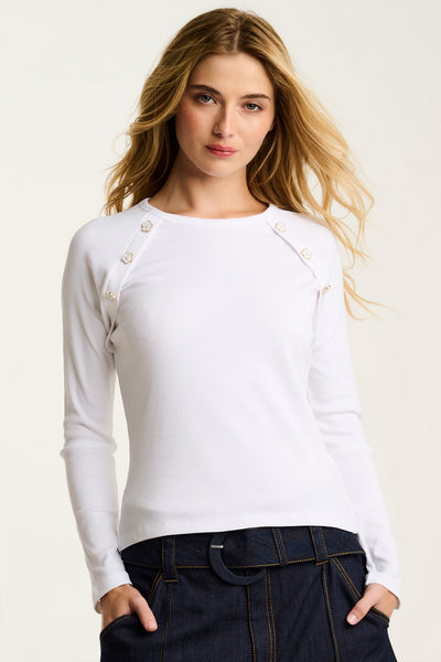 Pure Rib Raglan Top