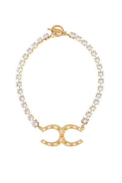 Calliope Necklace-Gold Crystal