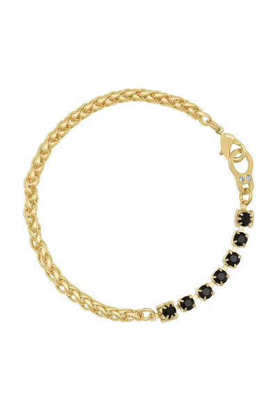 Crystal Cupchain Chevel Bracelet