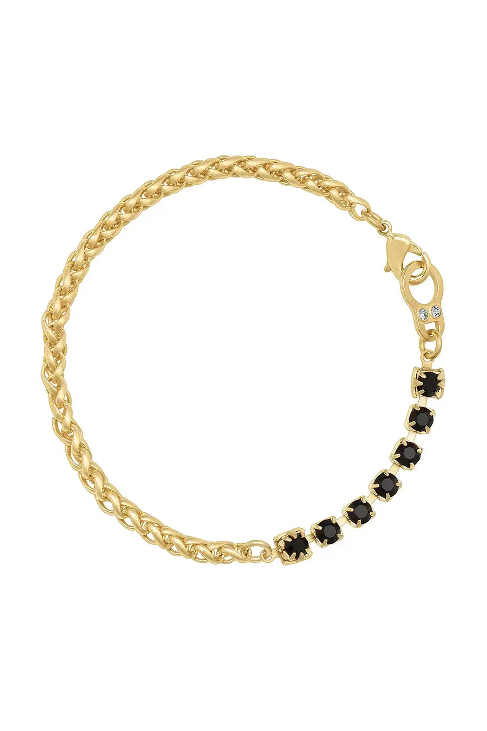 Crystal Cupchain Chevel Bracelet