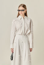 Bow Detailed Drop Shoulder Shirt