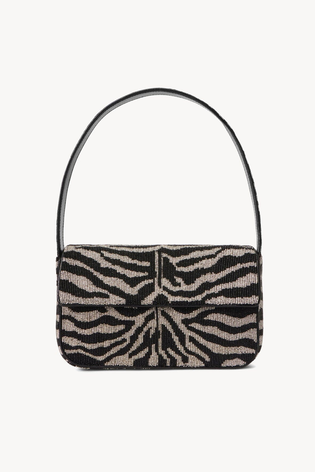 TOMMY BEADED BAG BLACK/WHITE