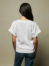 STEVIE CUFFED V-NECK