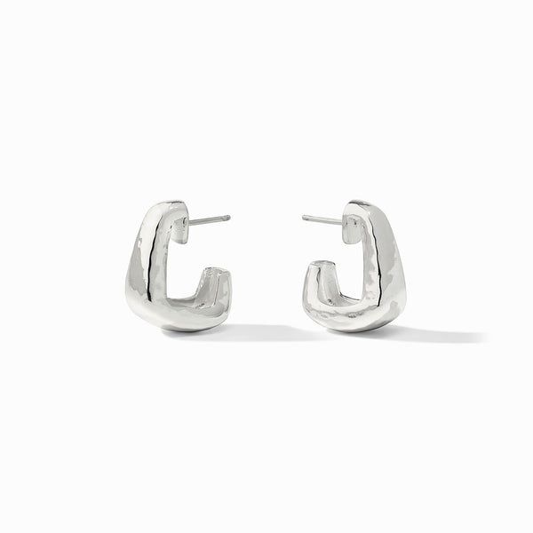 Sahara Silver Hoop-Small