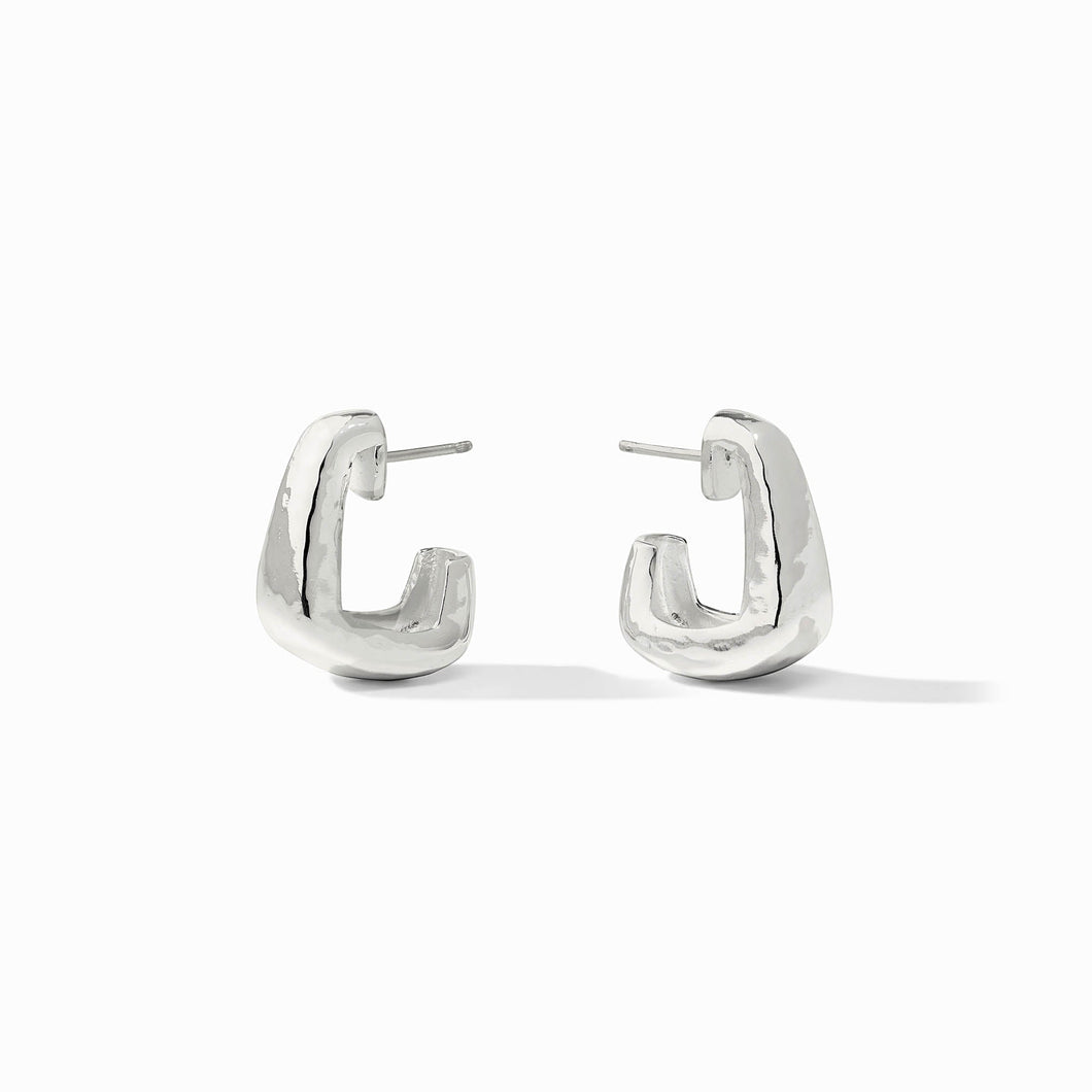 Sahara Silver Hoop-Small