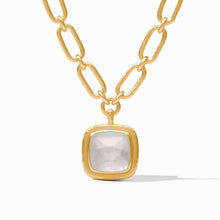 Sahara Gold Statement Necklace-Clear Crystal