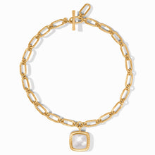 Sahara Gold Statement Necklace-Clear Crystal