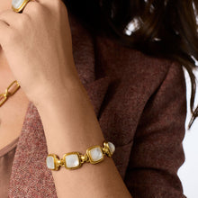 Sahara Gold Bracelet-Clear Crystal