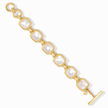 Sahara Gold Bracelet-Clear Crystal