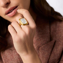 Sahara Clear Crystal Stone Ring