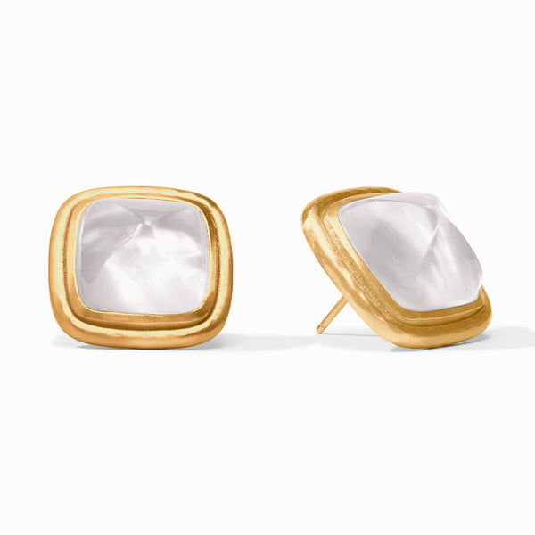 Sahara Gold Stud-Clear Crystal
