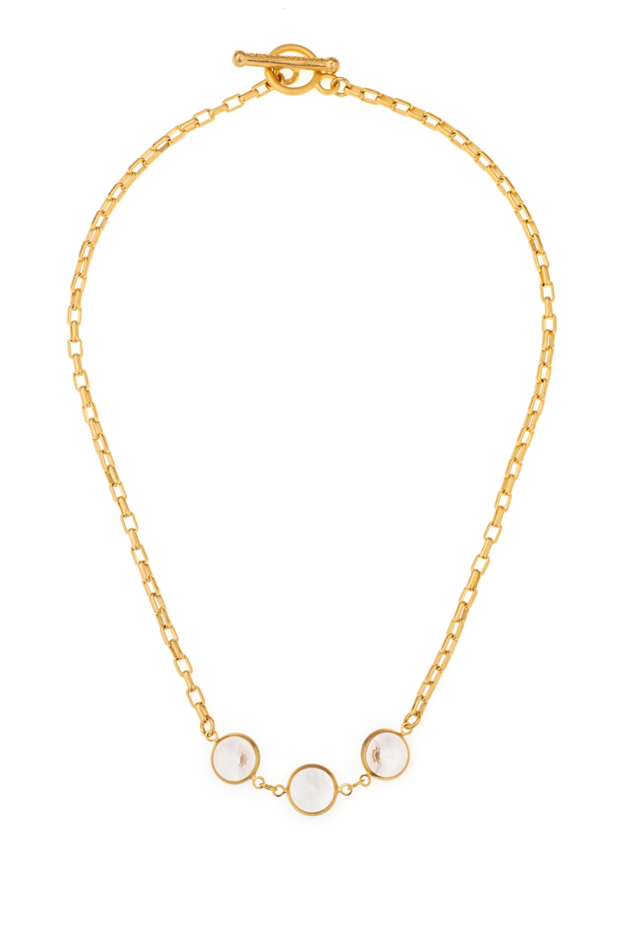 LOIRE CHAIN WITH AUSTRIAN CRYSTAL RIVOLI TRIO