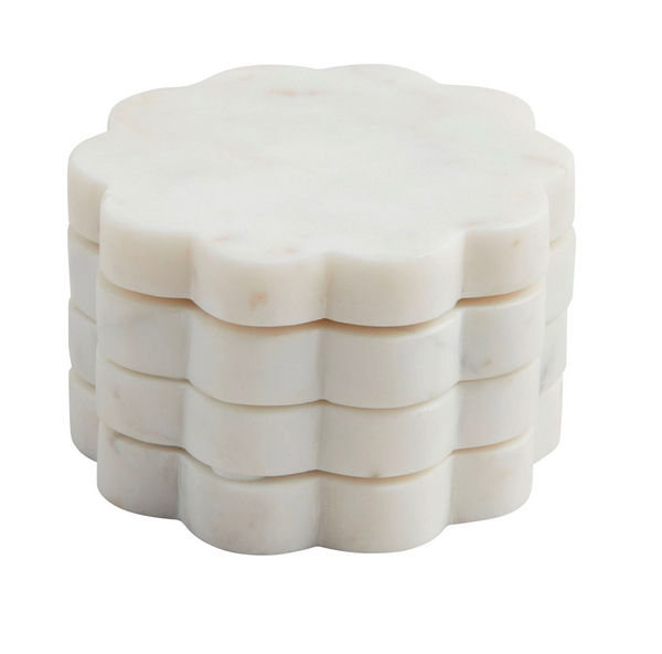 SCALLOP COASTER SET