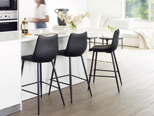 ALIBI BAR STOOL, BLACK