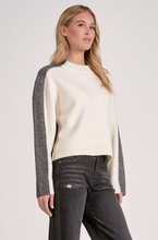 Colorblock Crewneck Sweater