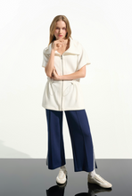 Scuba Jersey Boxy Drawstring Jacket