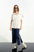 Scuba Jersey Boxy Drawstring Jacket