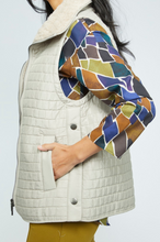 Sherpa Quilt Cozy Cabin Vest