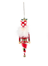 Check it Out Red Tin Nutcracker Ornament