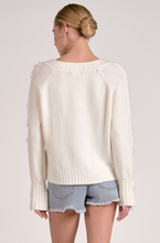 V Neck Fray Sweater