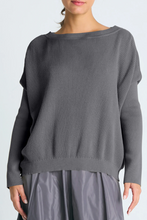 WAFFLE BASIC SWEATER