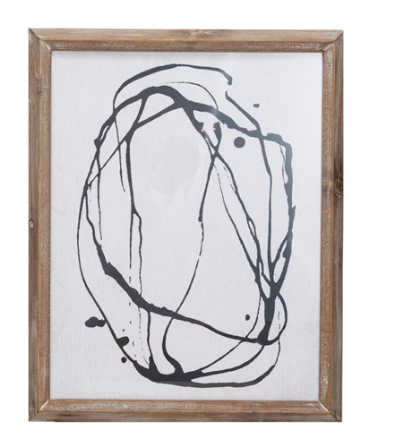 Freeform Abstract Circle Wall Art