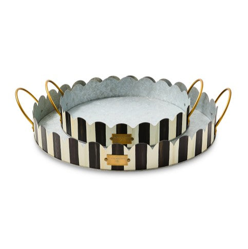 Courtly Stripe Serving Tray-Large