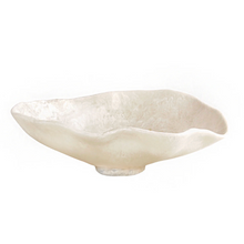 Resin Alabaster Large Oval Bowl