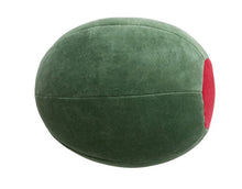 Cotton Velvet Olive Shaped Pillow