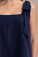 Scoop Neck Bow Shoulder Top