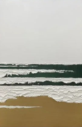 Brown Beachside Wall Art 40x60