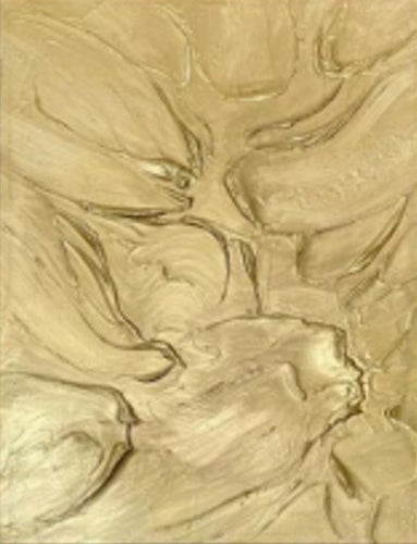 Gold Textured Abstract Wall Art 40x60