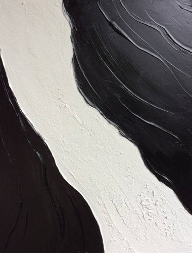 Black White Marbled Dreamscape 40x60